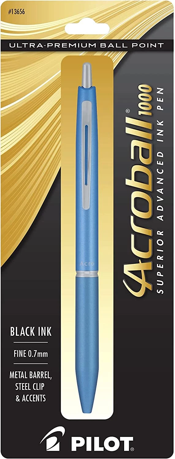 Promo โ๏ธ Pilot Acroball 1000 Ballpoint Pen, Light Blue ๐ - Image 2