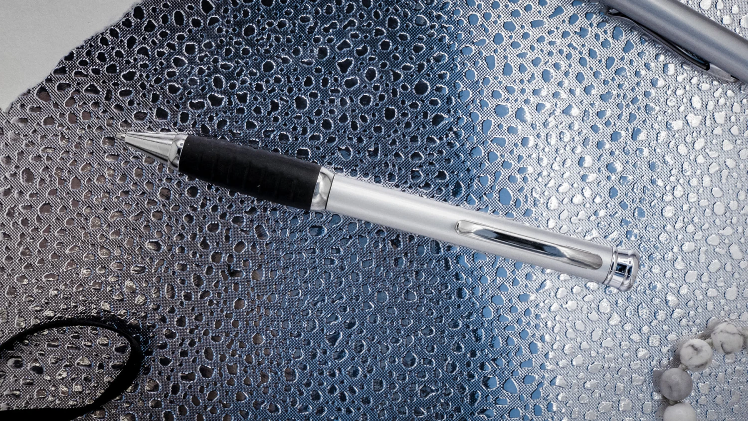 Buy β¨ Pen Savings Executive Metal Ballpoint Pen, Silver & Black β - Image 2