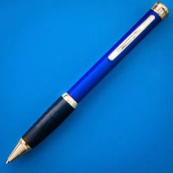 Best Sale โญ Pen Savings Executive Metal Ballpoint Pen, Blue & Gold โค๏ธ