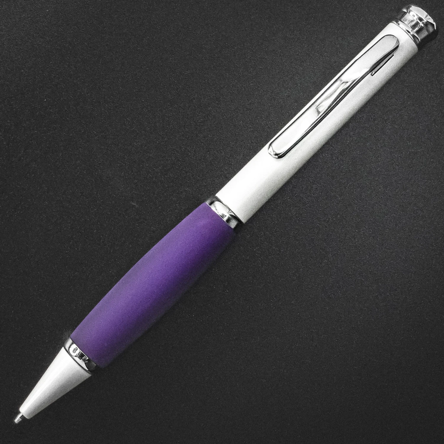 Deals โ๏ธ Pen Savings Executive Metal Ballpoint Pen, Pearl White & Purple ๐คฉ