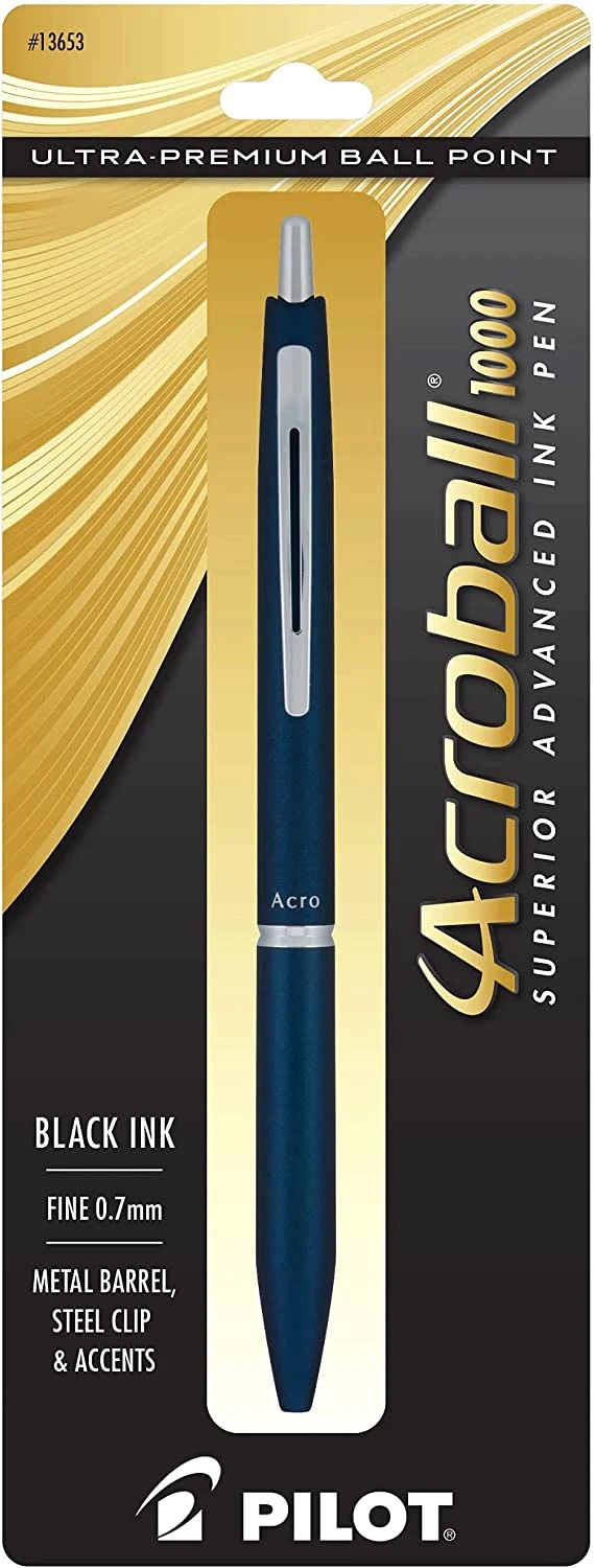 Promo 🛒 Pilot Acroball 1000 Ballpoint Pen, Navy Blue 🤩 - Image 2