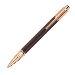 Buy 😍 Caran D'Ache Varius Ballpoint Pen, Ebony Wood & Rose Gold, #4480.142 😍
