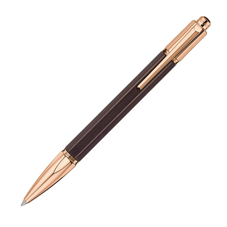 Buy π Caran D'Ache Varius Ballpoint Pen, Ebony Wood & Rose Gold, #4480.142 π
