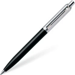 Cheap 🤩 Sheaffer Sentinel Ballpoint Pen, Black & Chrome 🎉