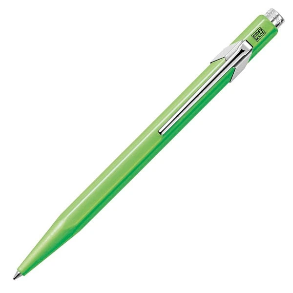 Hot Sale ๐งจ Caran D'Ache 849 Ballpoint Pen Flourescent Yellow-Green, #849.230 ๐