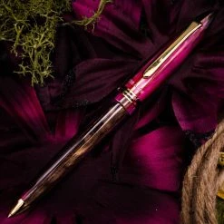 Discount 🎉 Tibaldi Bonania Zany Brown & Pink Ballpoint Pen 🧨