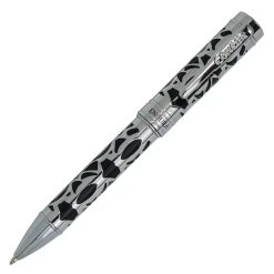 Promo 🎁 Conklin Endura Deco Crest Ballpoint Pen, Black & Chrome 🔥