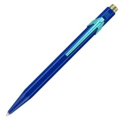 Best Sale 🧨 Caran D'Ache 849 Claim Your Style Ballpoint Pen, Blue ⭐