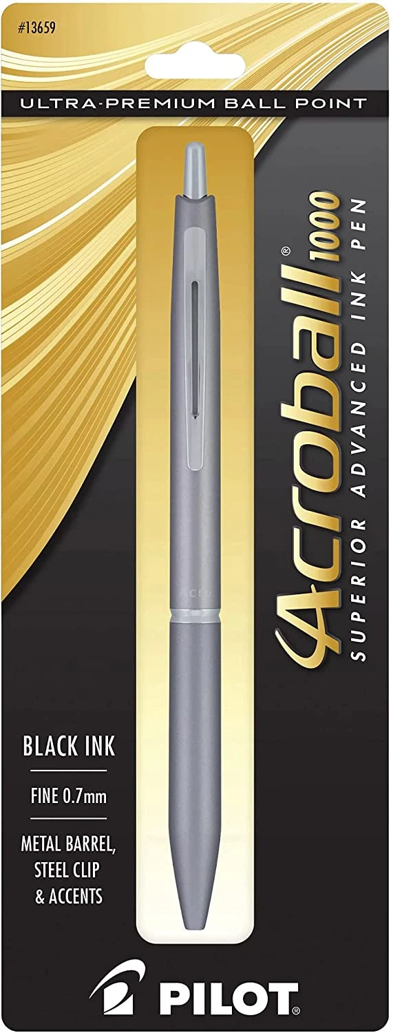 Best Pirce ❤️ Pilot Acroball 1000 Ballpoint Pen, Grey ⭐ - Image 2