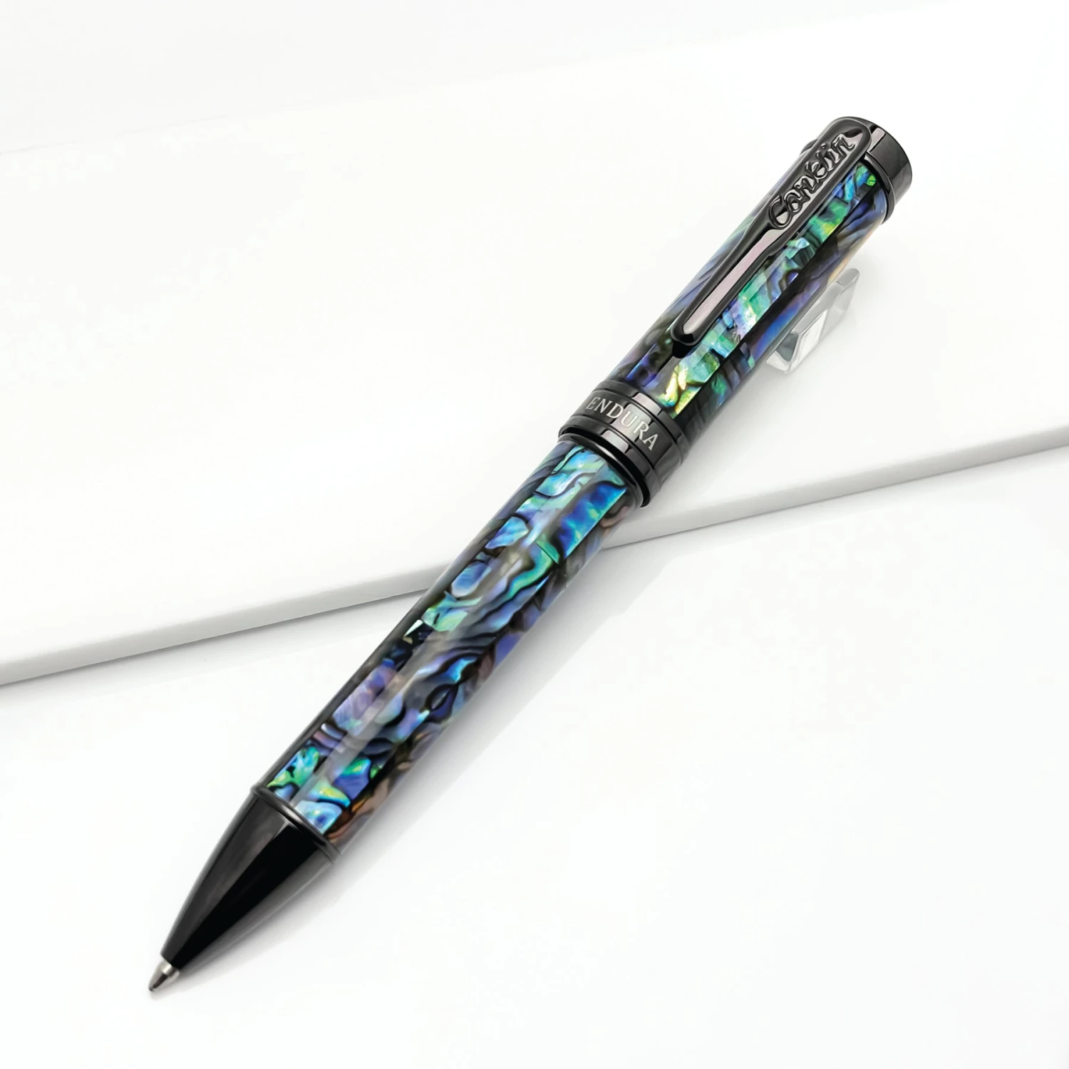 Deals π Conklin Endura Abalone Shell Limited Edition Ballpoint Pen, Gunmetal π