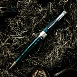 Coupon 🔔 Pineider Arco Desert Beetle Ballpoint Pen, Green & Black 🥰