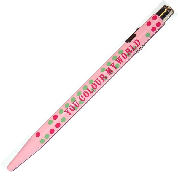 Flash Sale ๐ Caran D'Ache 849 Ballpoint Pen You Colour My World, Pink ๐