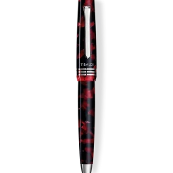Cheap ⭐ Tibaldi N60 Ruby Red Resin Ballpoint Pen 🤩