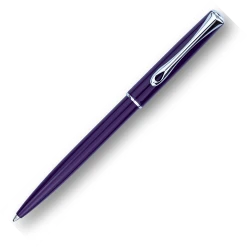 Deals ⌛ Diplomat Traveller Ballpoint Pen, Deep Purple & Chrome 🌟