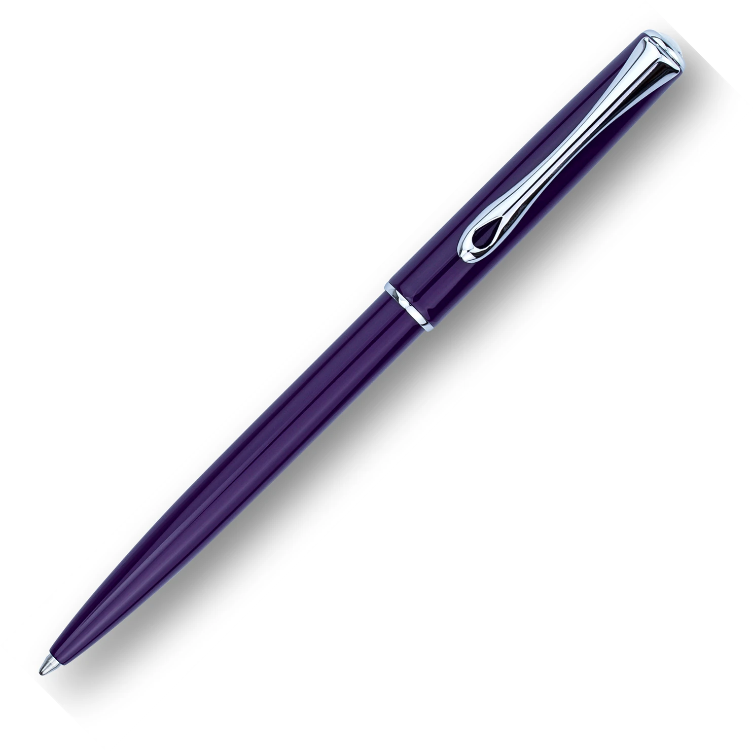 Deals β Diplomat Traveller Ballpoint Pen, Deep Purple & Chrome π