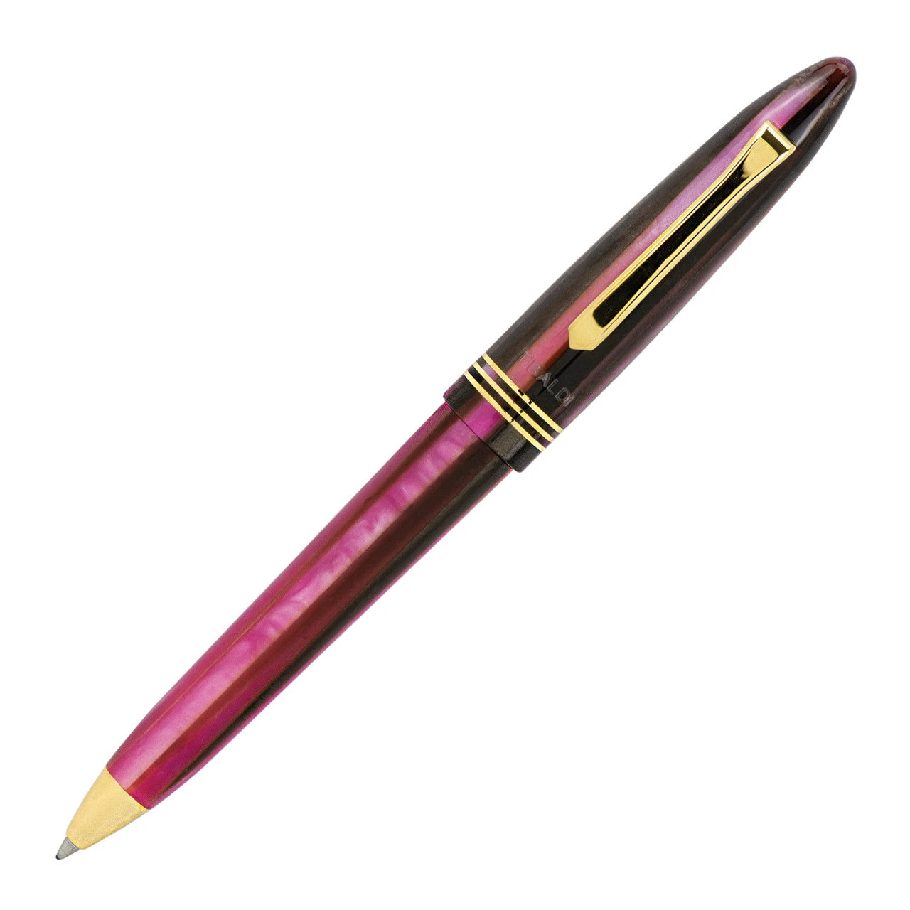 Discount ๐ Tibaldi Bonania Zany Brown & Pink Ballpoint Pen ๐งจ - Image 2
