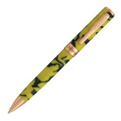 Hot Sale ❤️ Conklin Stylograph Mosaic Ballpoint Pen, Yellow & Blue 👍