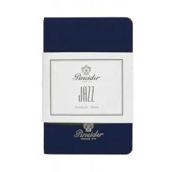 Budget 👍 Pineider Notes Jazz Notebook, 80 Pages, 80 Gr Blank White Paper, Blue 🔥