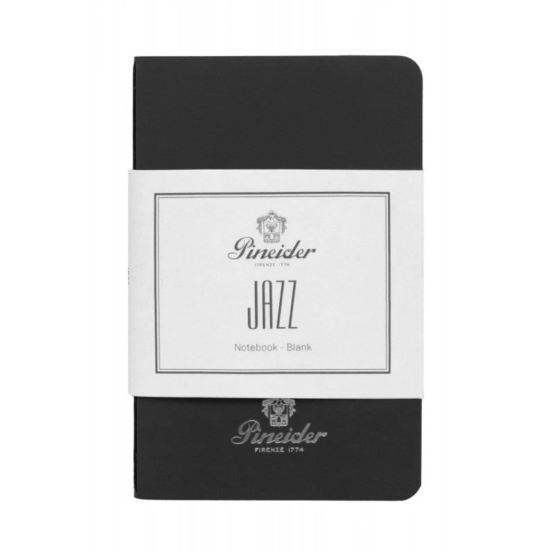 Hot Sale βοΈ Pineider Notes Jazz Notebook, 80 Pages, 80 Gr Blank White Paper, Black π―