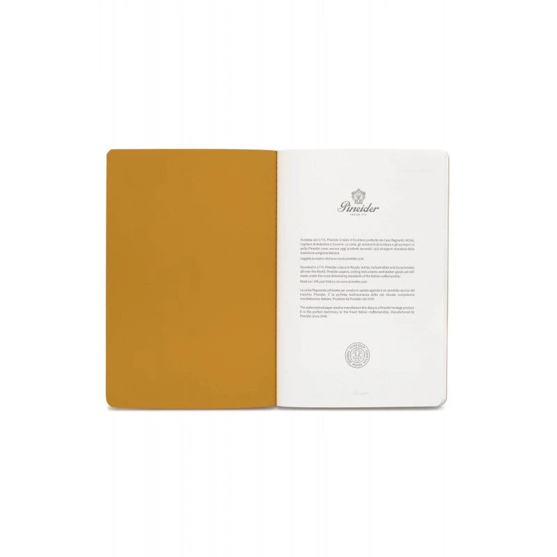 Best deal ๐งจ Pineider Notes Jazz Notebook, 80 Pages, 80 Gr Blank White Paper, Yellow ๐ - Image 3