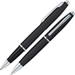 Best reviews of 💯 Cross Calais Rollerball & Ballpoint Pen Set, Black & Chrome ✔️