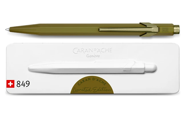 Deals π Caran D'Ache 849 Claim Your Style, Series 3, Ballpoint Pen, Moss Green β¨