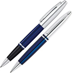 Top 10 💯 Cross Calais Rollerball & Ballpoint Pen Set, Blue & Chrome ✨