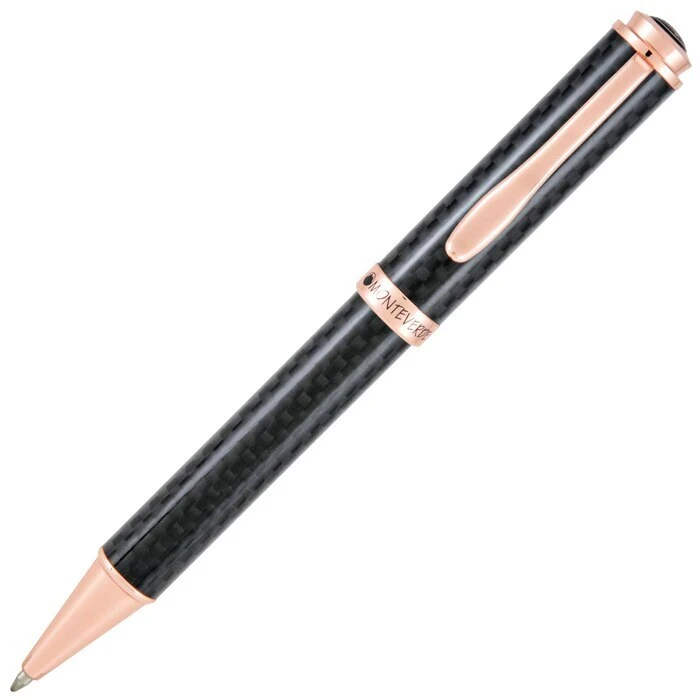 Promo ๐ Monteverde 20th Anniversary Innova Limited Edition Ballpoint Pen, Carbon & Rose Gold ๐ฅ