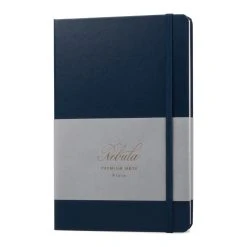Promo π₯ Nebula Premium Notepad, 90g White Paper, Midnight Navy π