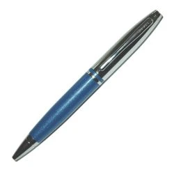 Best Sale 👍 Cross Calais Ballpoint Pen, Blue & Chrome, Brand New ⌛