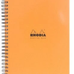 New ⭐ Rhodia Classic Meeting Book, Orange, Lined, 6 ½ X 8 ¼ 🎁
