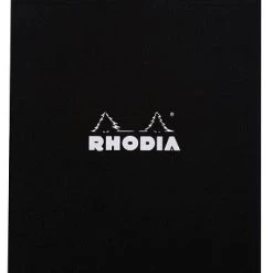 Wholesale 🔥 Rhodia Classic Notepads DotPad Top Staplebound 8 1/4 X 12 1/2 Dot Grid Black 80 Sheets 🤩