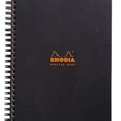 Deals 😉 Rhodia Classic Meeting Book, Black, Lined, 6 ½ X 8 ¼ 😍