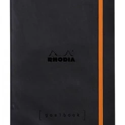 Best Sale ✔️ Rhodia Goalbook Journal, Dot Grid Paper, A5 Size, Black 👍