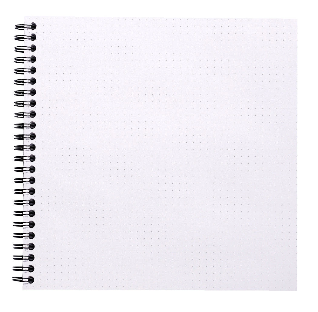 Cheap π Rhodia Classic Reverse Book, Side Wirebound , Black Dot, 8 ¼ X 8 ¼ π₯ - Image 2